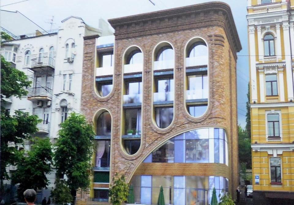 Що збудують на місці знищеного на Саксаганського будинку (ФОТО)