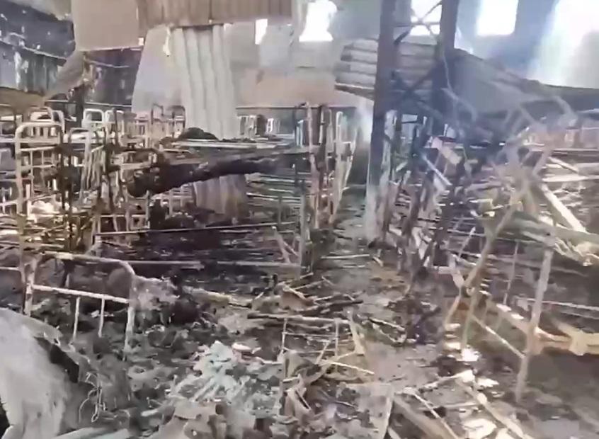 “Обстріл” Оленівської колонії вчинили самі окупанти. Як все було  – в перехопленій розмові