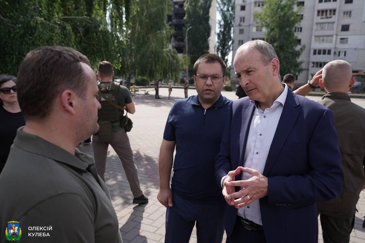 Ця війна має припинитися! Прем’єр Ірландії відвідав Бородянку, Бучу та Ірпінь (ФОТО)