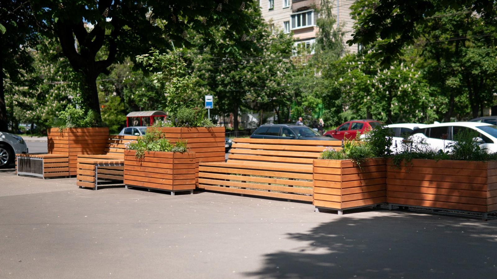 У Києві почали з’являтися парклети – простори для відпочинку і спілкування