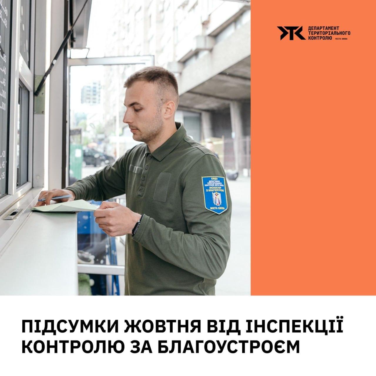 Київські інспектори виписали тисячі приписів за порушення правил благоустрою