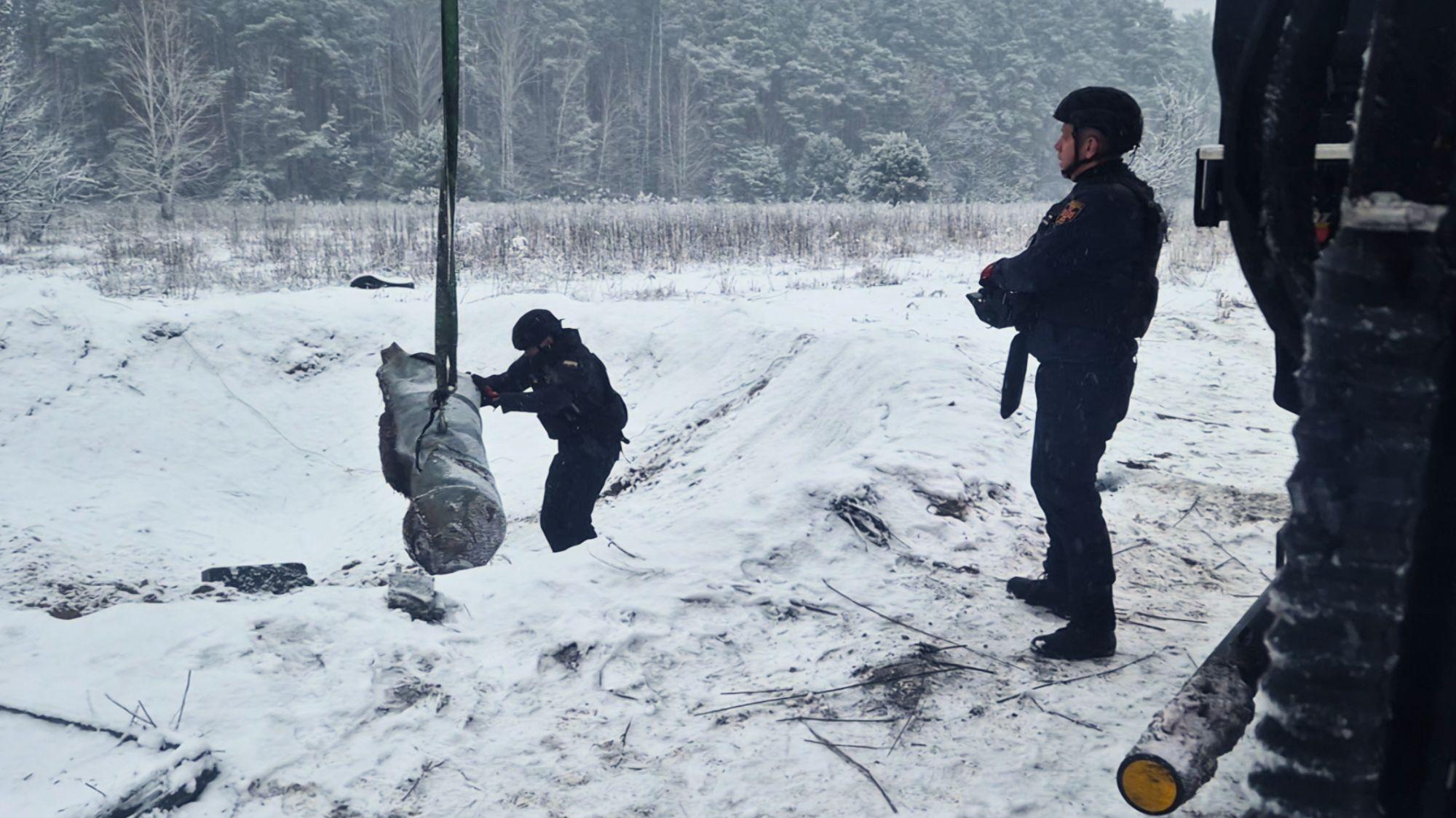 на київщині виявили дві бомби