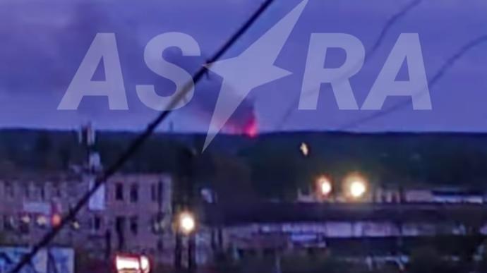 У Росії внаслідок атаки дронів спалахнула пожежа на оборонному заводі