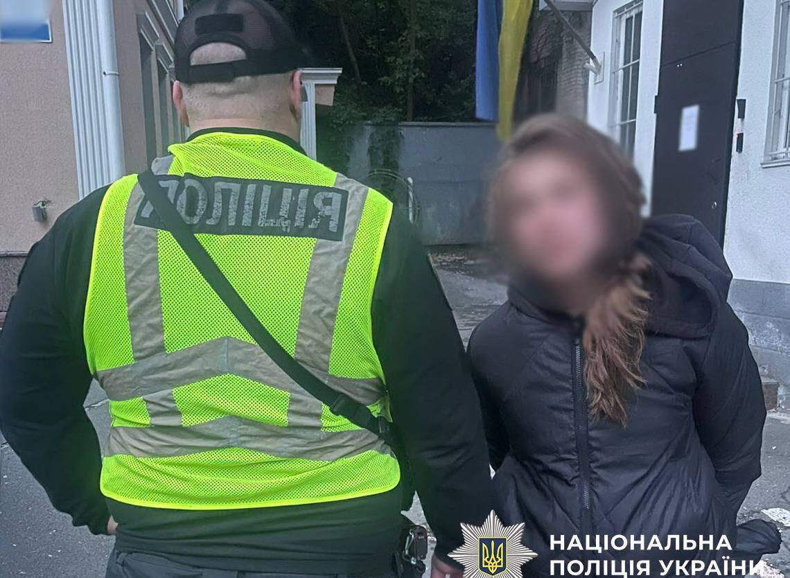 Поліцейські затримали особу, яка вчиняла хуліганські дії на Алеї Героїв у Києві