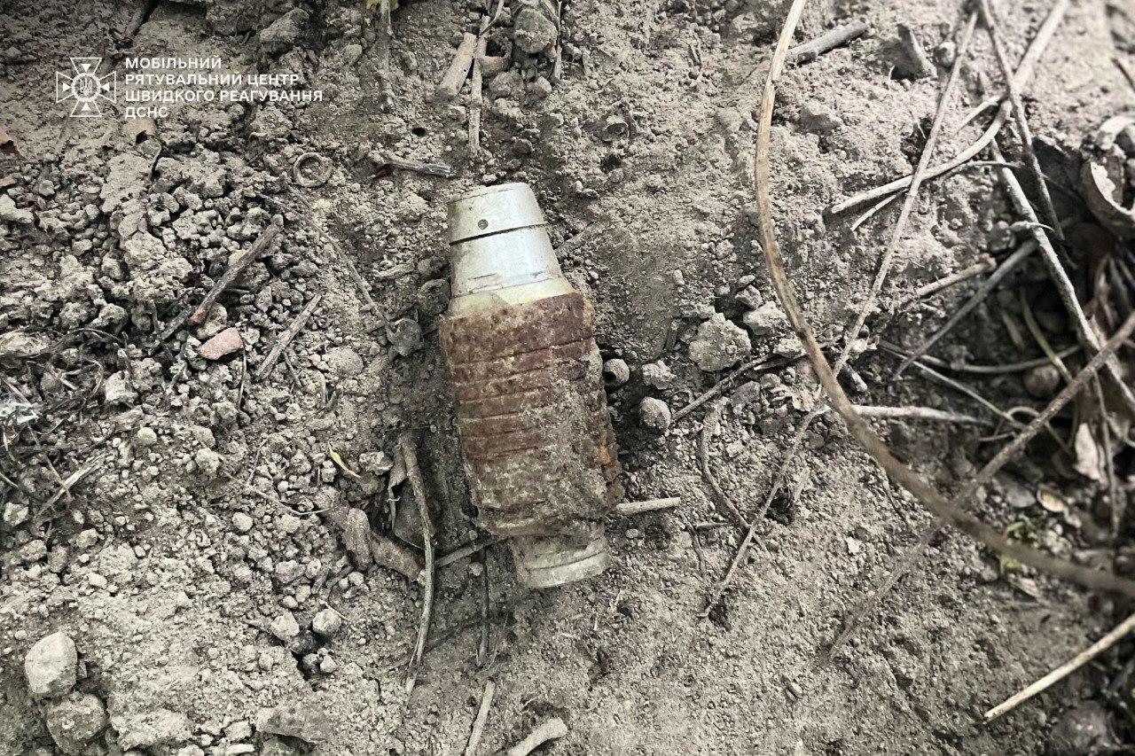 На Київщині дитина знайшла гранату під час прогулянки