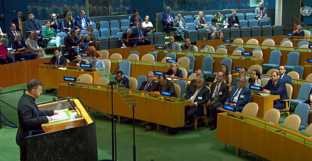 Володимир Зеленський виступив на дебатах Генасамблеї ООН: ключові тези