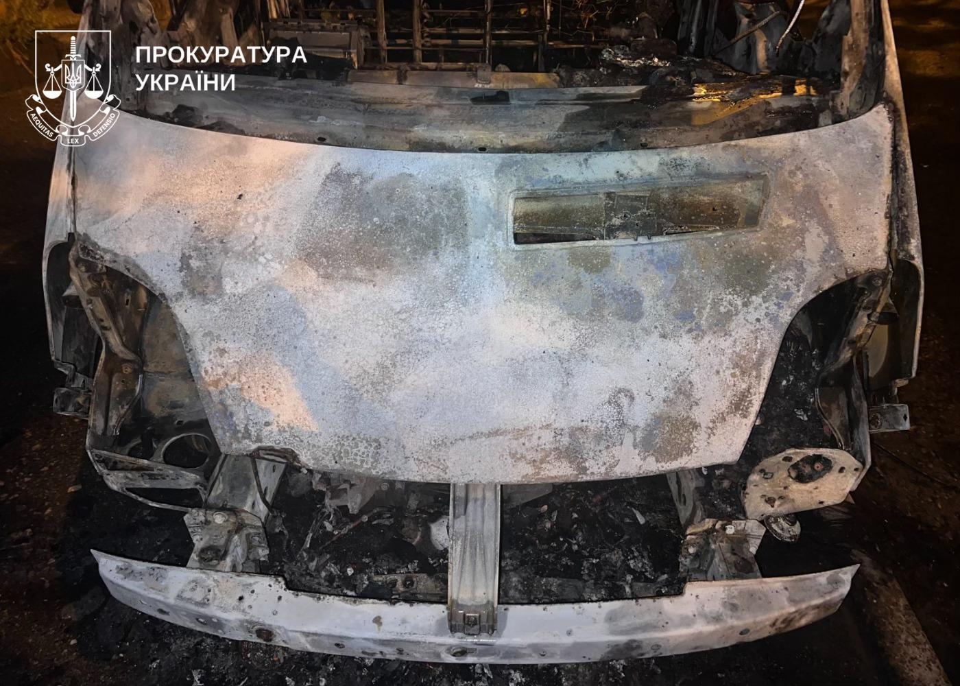 Правоохоронці затримали киянина, що спалив дві автівки за обіцяну «винагороду» $1200