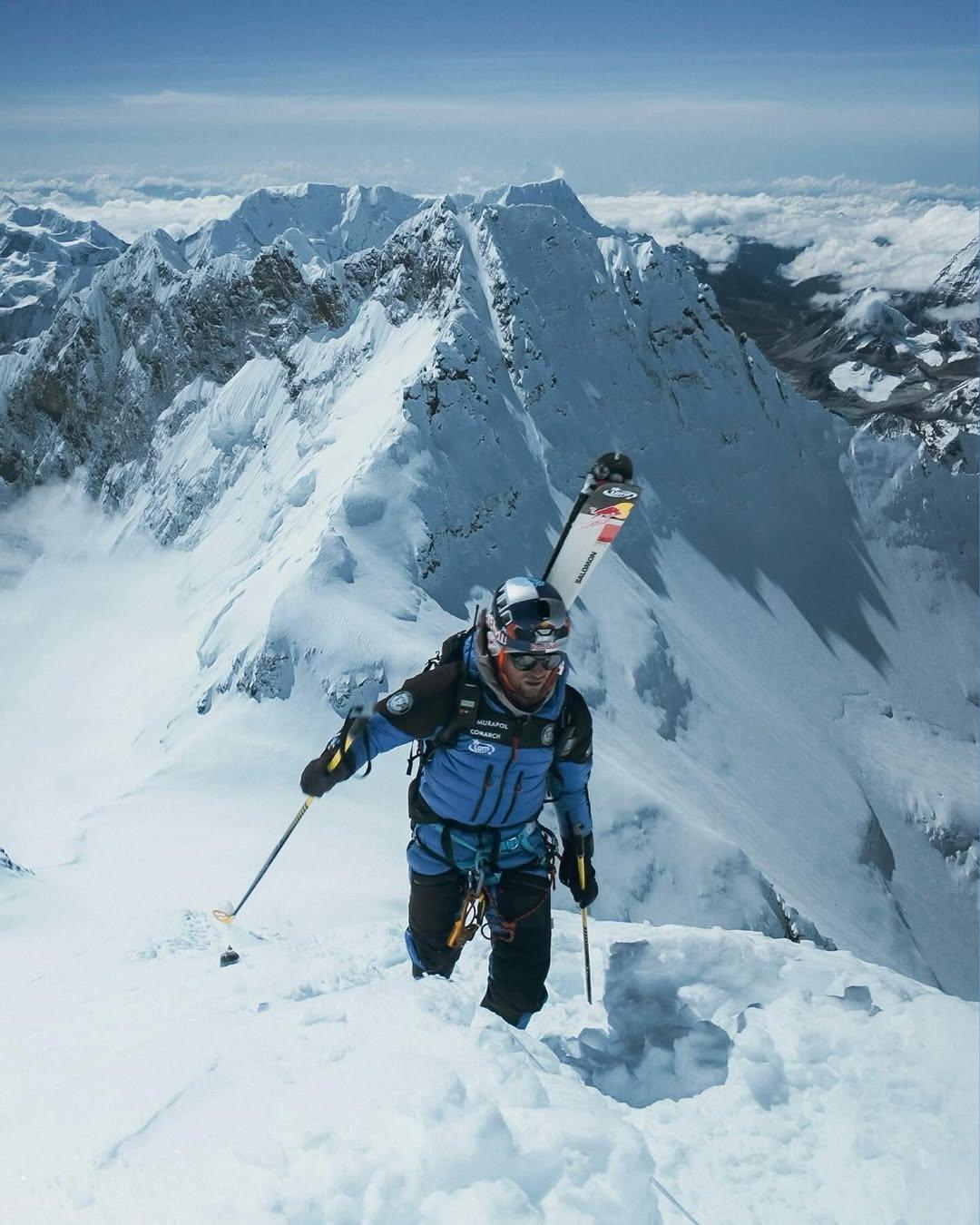 Пройшов “зону смерті”: лижник вперше подолав Еверест без кисневого балона