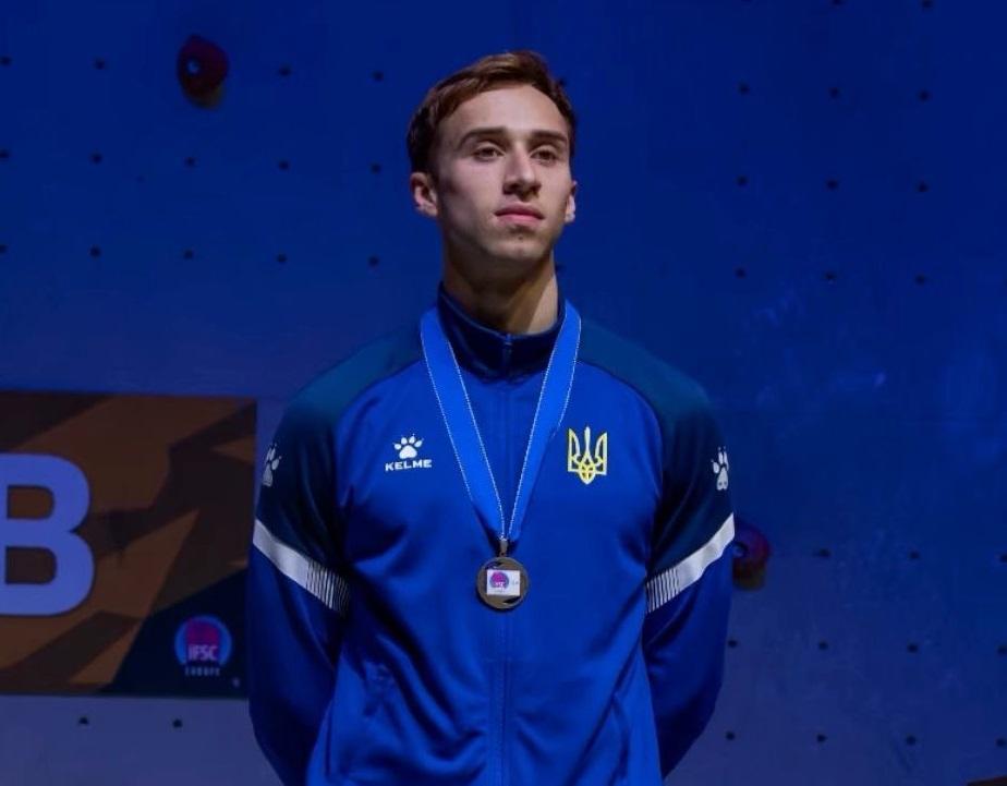 Ярослав Ткач став срібним призером на етапі Кубка Європи зі скелелазіння