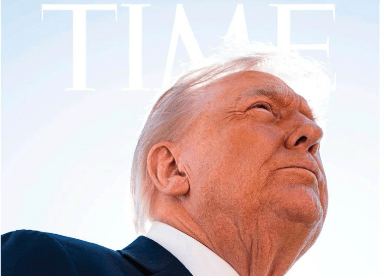 Трамп поскаржився на “найгірше” фото на обкладинці журналу Time, назвавши статтю “відносно непоганою”