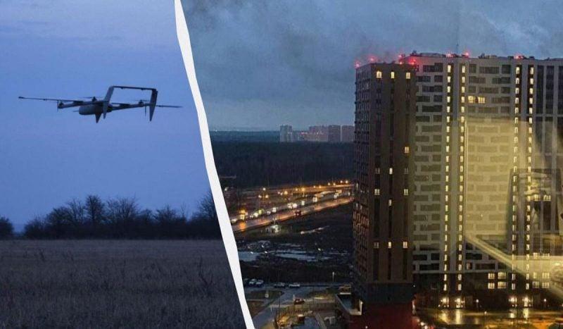 Московська та Тульська області рф зазнали нічної атаки безпілотників