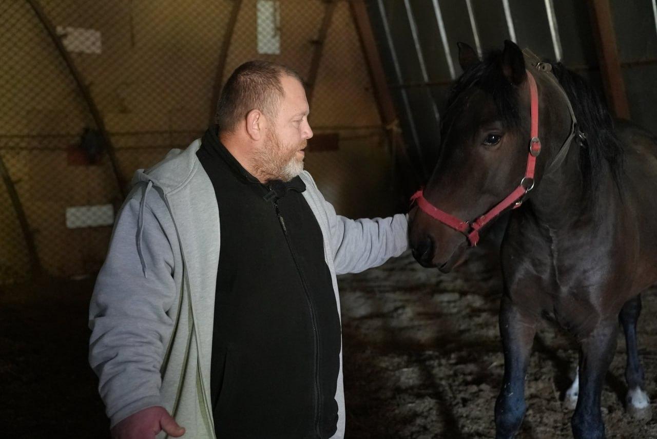 Врятував коней під обстрілами: історія херсонця, який вивів тварин пішки з Антонівки