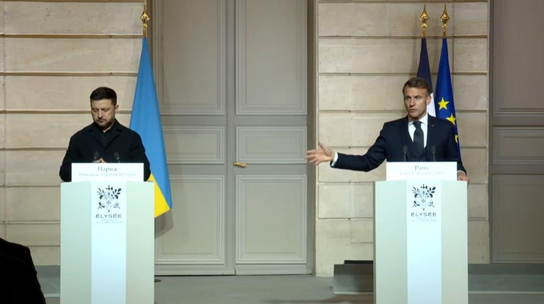 Мирний план, корупція, наступник Єрмака: про що говорили Зеленський і Макрон