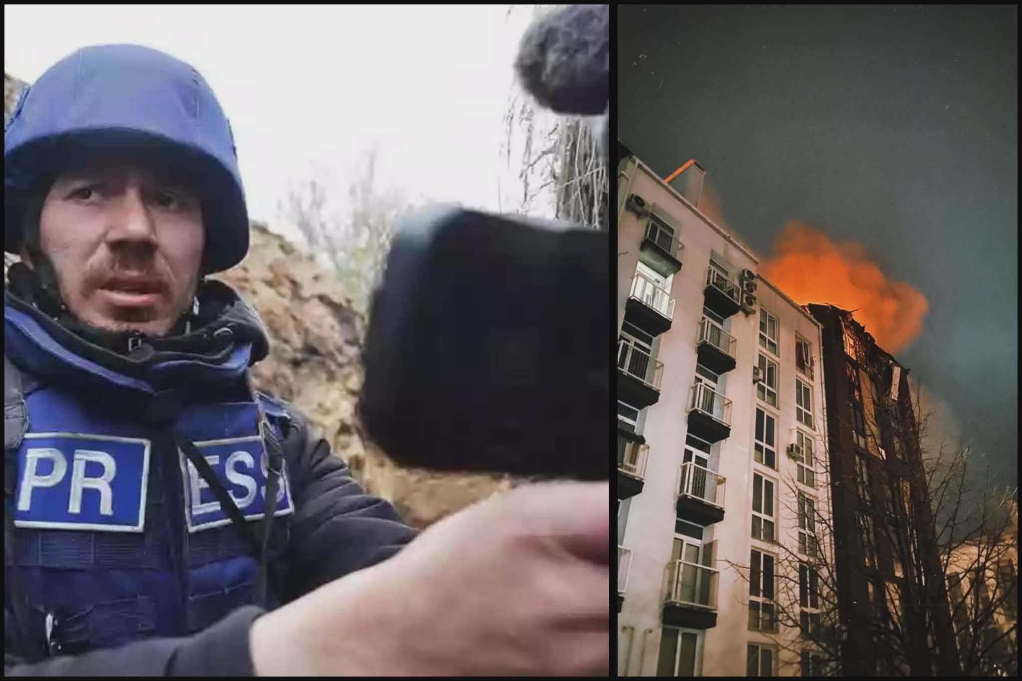 Журналіст Мар’ян Кушнір врятував життя дитини: виніс із квартири, в яку влучили росіяни