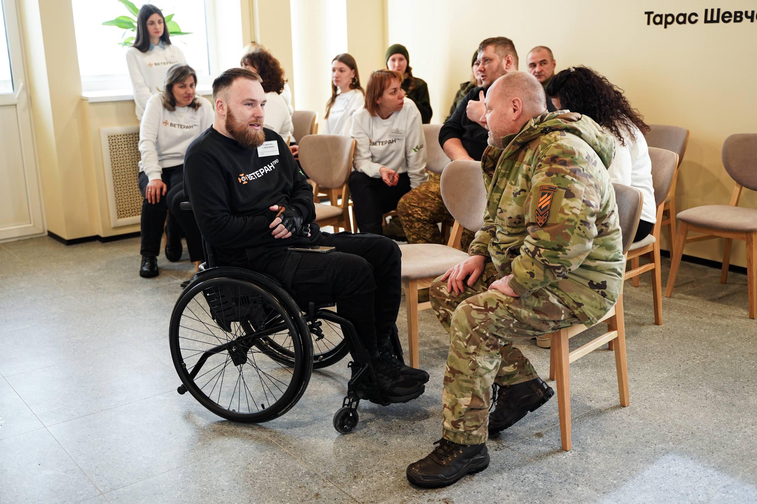 У Бучанській громаді відкрили простір «Ветеран ПРО»