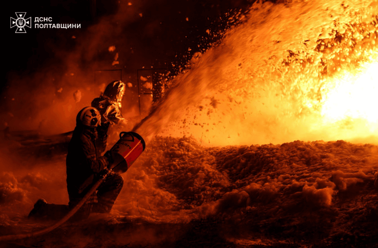 Росія атакувала промислові підприємства на Полтавщині