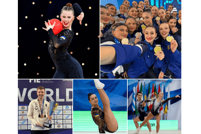 Українські спортсмени зібрали урожай золотих медалей на етапах Кубка світу