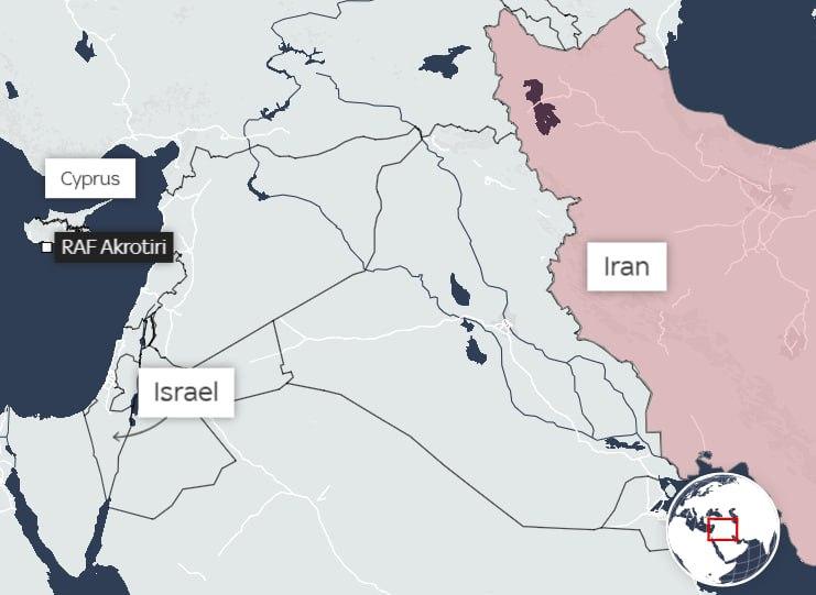 Іранський дрон атакував британську авіабазу на Кіпрі — вперше з 1986 року