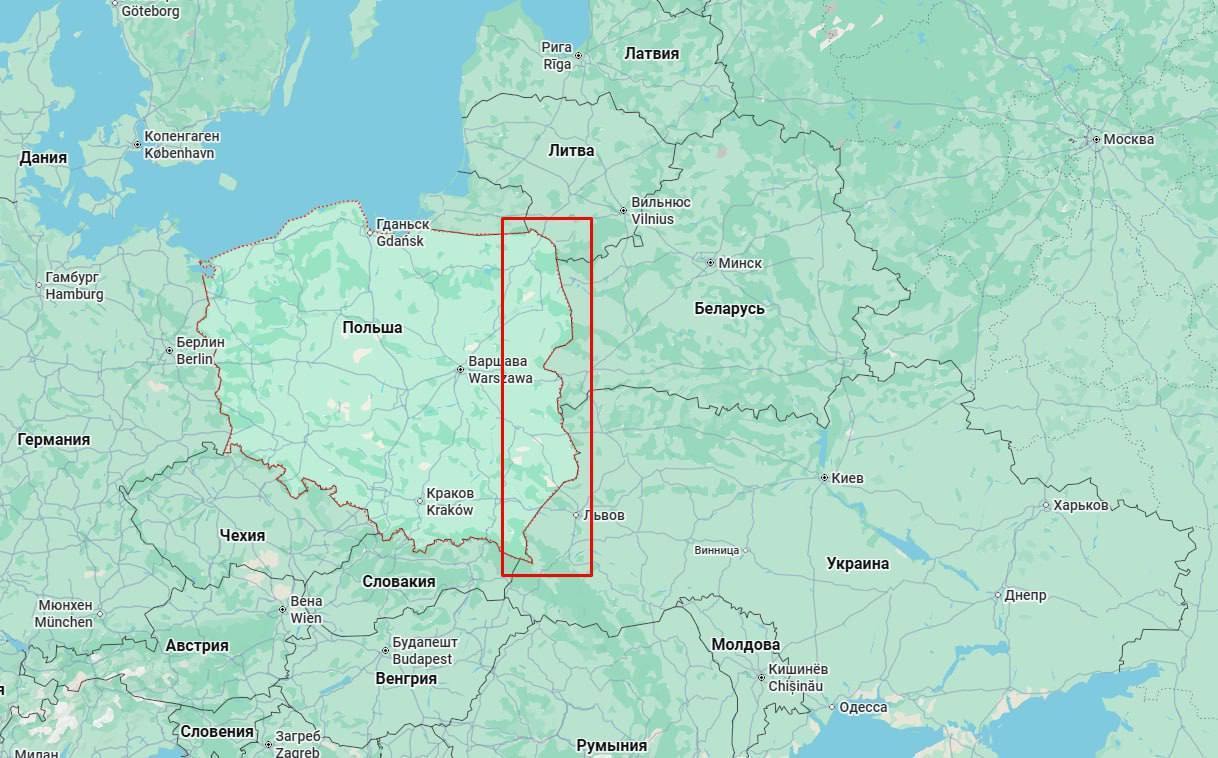 Польща тимчасово закриває повітряний простір на сході країни