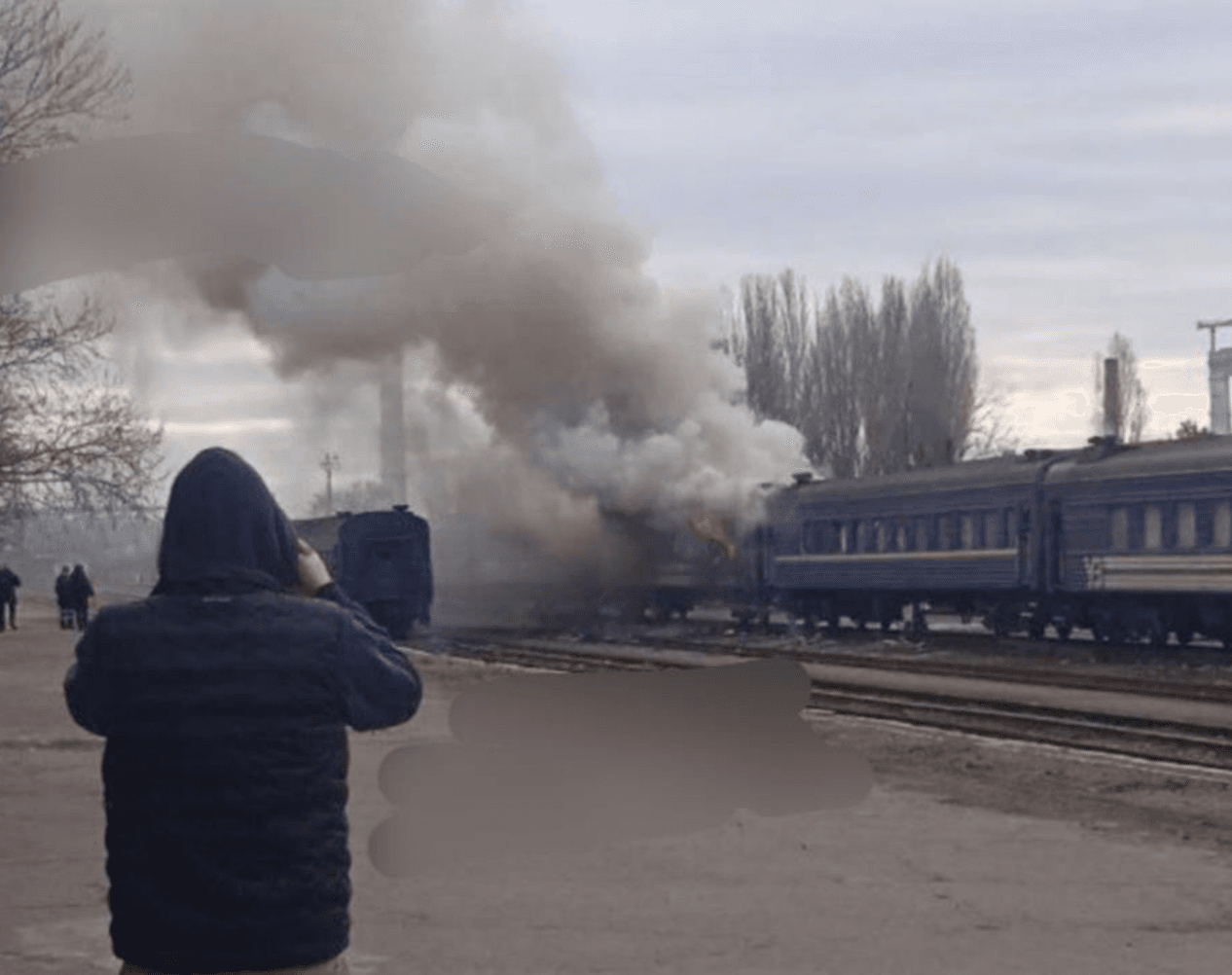 У Миколаєві ворожий БПЛА атакував пасажирський поїзд