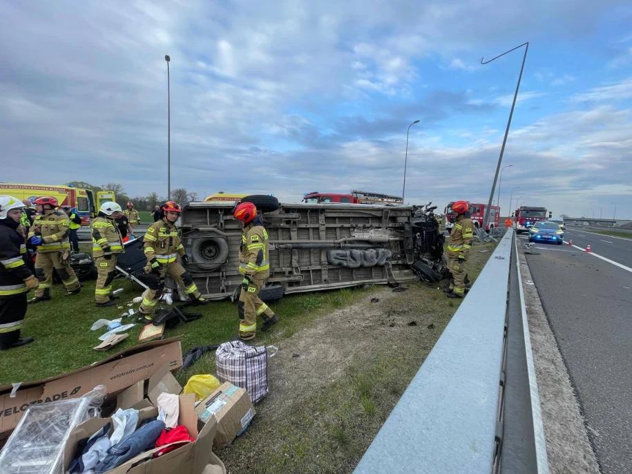 В Польщі перекинувся автобус з українцями: двоє людей постраждали