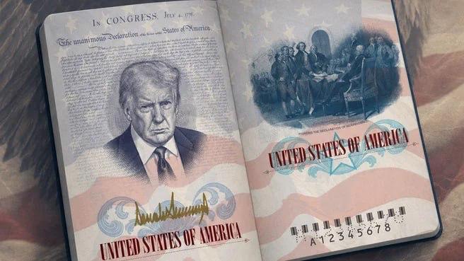 У США випустять лімітовані паспорти із зображенням Трампа до 250-річчя незалежності