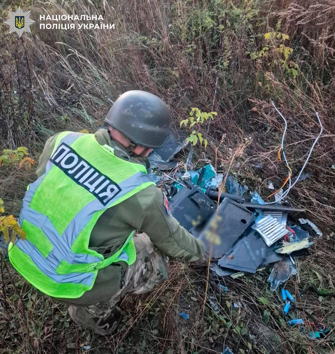 На Солом’янці знешкодили бойову частину російського дрона вагою 50 кг