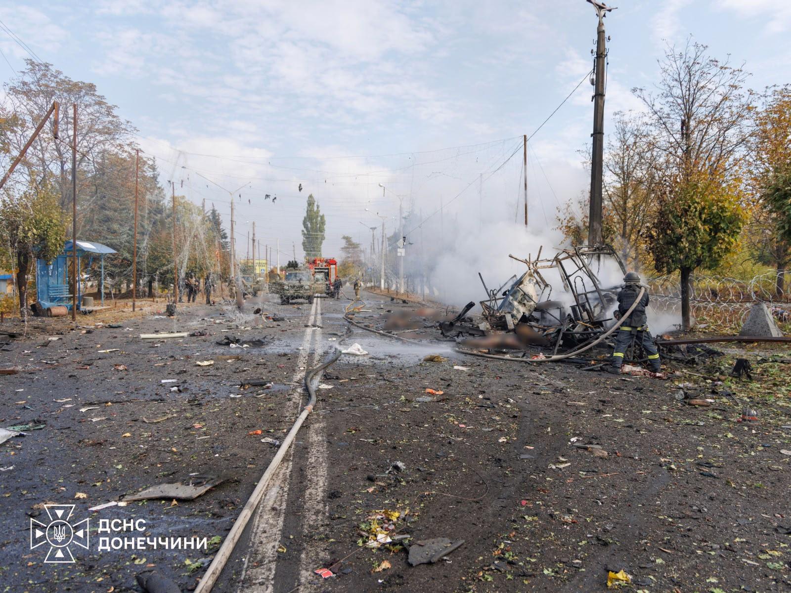 У Краматорську вже 33 загиблих від удару РФ по рейсовому автобусу