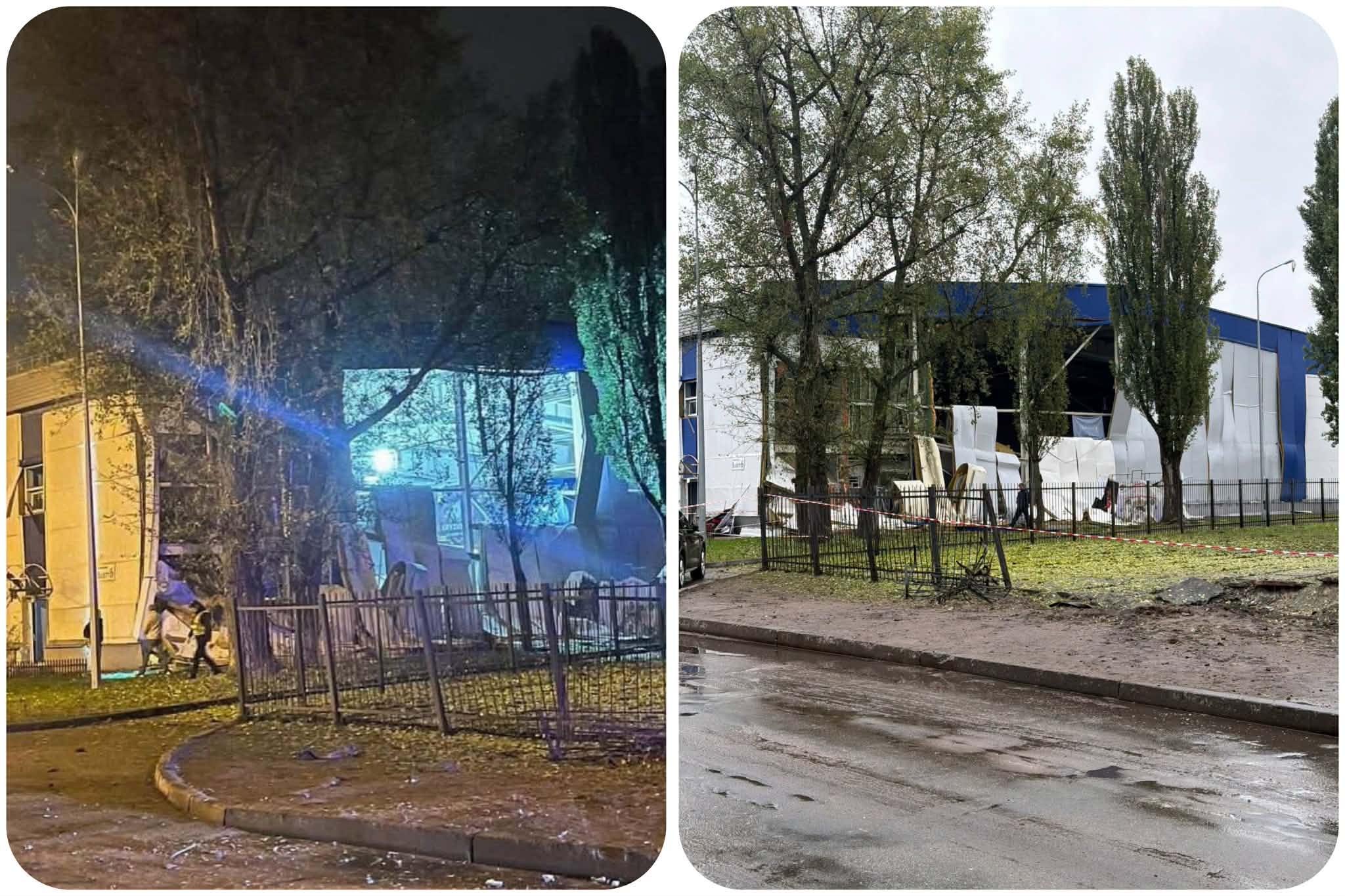 Внаслідок нічної російської ракетної атаки зазнала пошкоджень льодова арена «Шалетт»
