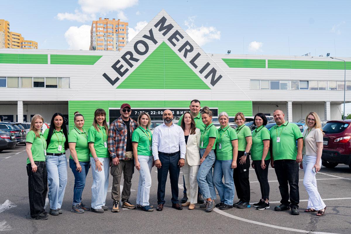 Співпраця LEROY MERLIN UKRAINE та ГО «Захист+» зробила підтримку ветеранів доступнішою