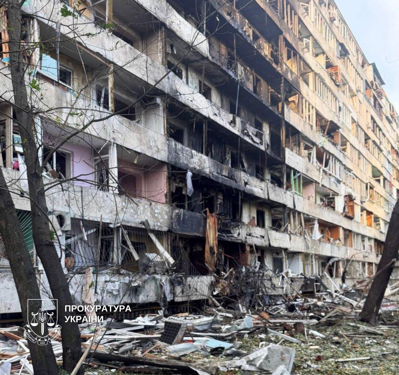 У Києві вже четверо загиблих внаслідок ворожого обстрілу, ще 25 містян постраждали