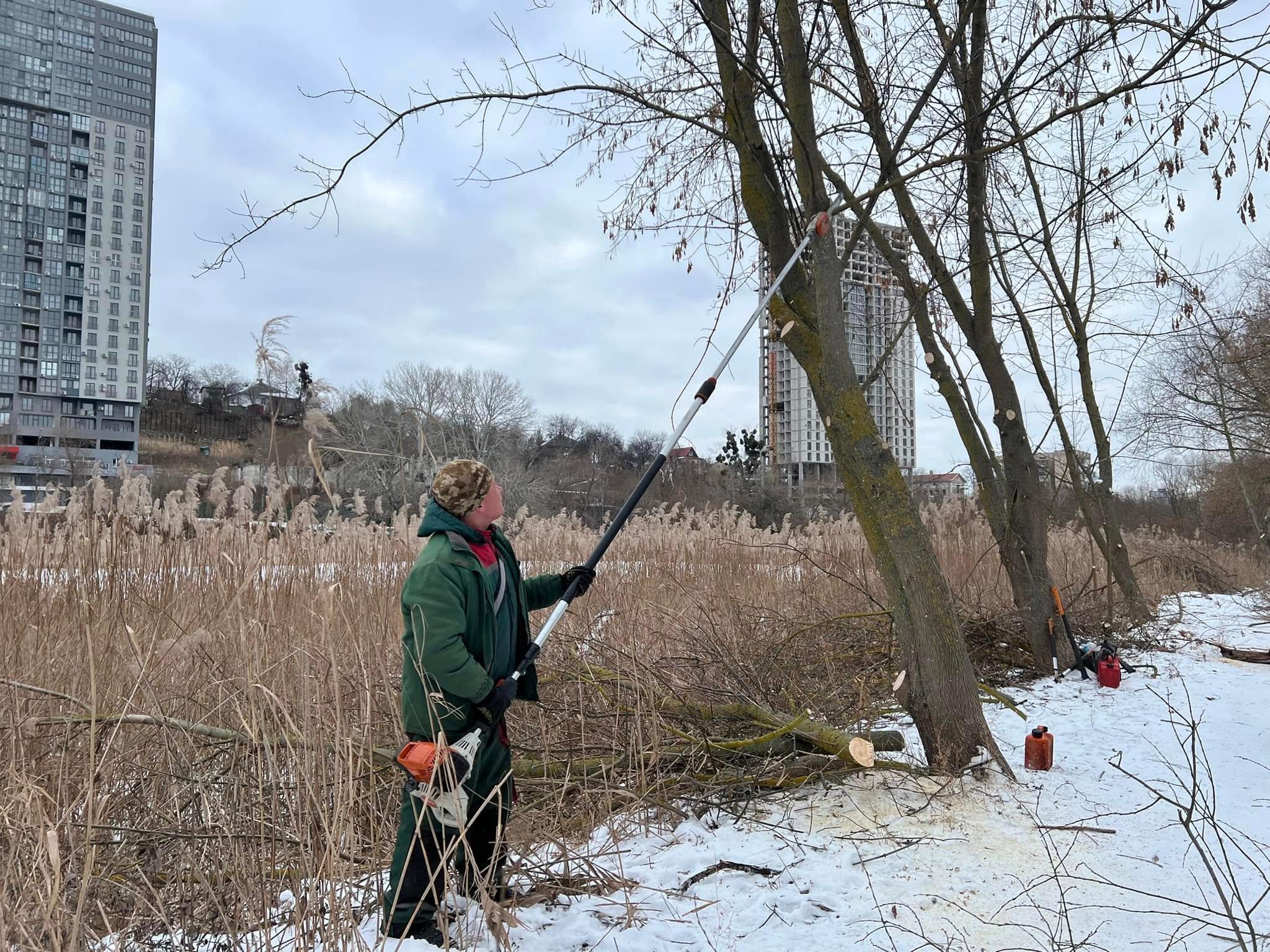 Благоустрій парку біля совських ставків