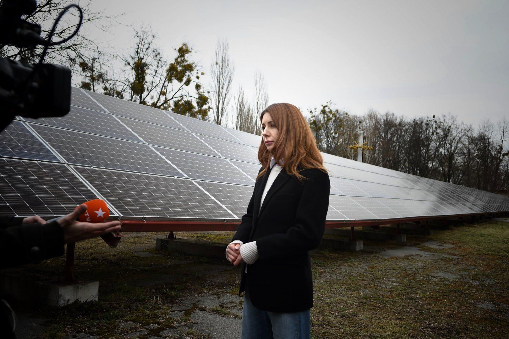 сонячна електростанція у Чорнобилі