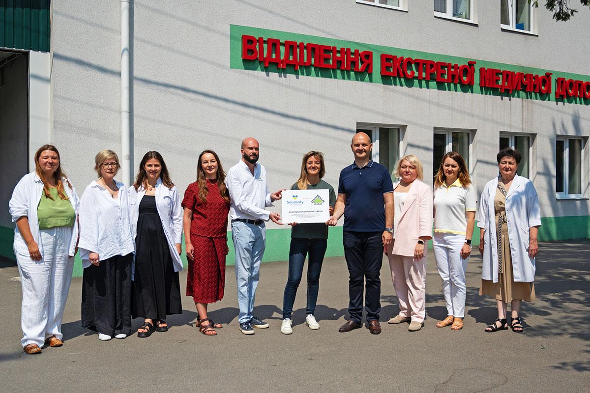 Відкриття укриття у лікарні м. Фастова